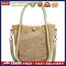 Summer Hollow Straw Handbag Woven Beach Holiday Leather Shoulder Crossbody Bags