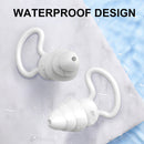 Silicone Ear Plugs Sound Insulation Anti Noise Sleeping Earplugs (White) Newly