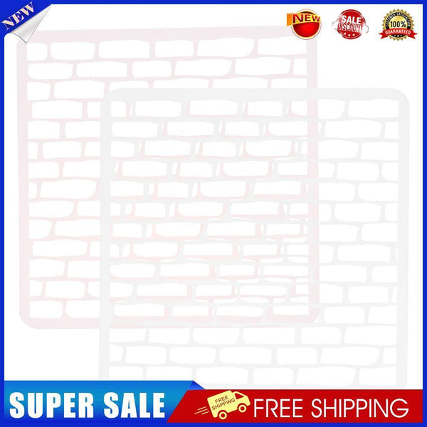 Handmade DIY Coffee Stencils Template Strew Pad Duster Spray(18 Bricks)