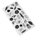 Flower Leaf Transparent Silicone Seals DIY Stamp Scrapbook Album Decor Gift