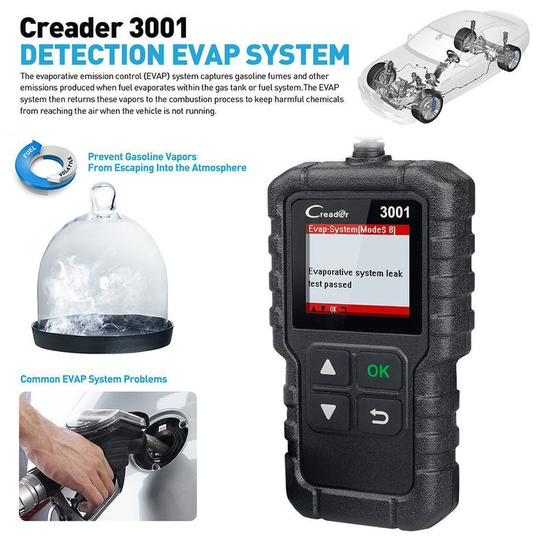 X431 Full OBDII Car Diagnostic Tool Code Reader CR3001 Scanner Creader 3001