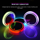 Cup Holder Lights, Car Coasters with 7 Colors Changing, LED Luminescent Pad