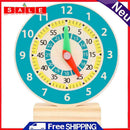 Montessori Children Wooden Digital Clock Teaching Aids Enlightenment Clocks Toys