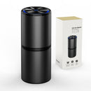 USB Car Air Purifier Cleaner Ionizer Freshener PM2.5 Eliminator (Black) Newly