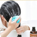 Head Body Scalp Massage Brush Shampoo Hair Washing Spa Shower Comb (Blue) Newly