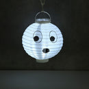 20cm Round Paper Lantern Halloween Expression Hanging Ball Light for Home Decor