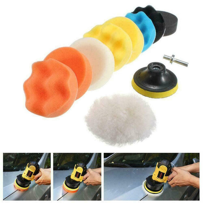 Car Buffing Pads Polishing Sponge Buffer Waxing Foam U Polisher K For Drill L1I7