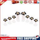 8pcs/set Silicone Toe Separator Salon Polish Manicure Pedicure Tool(Black)