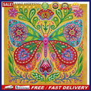 DIY Diamond Painted Butterfly Partial Special Rhinestone Set