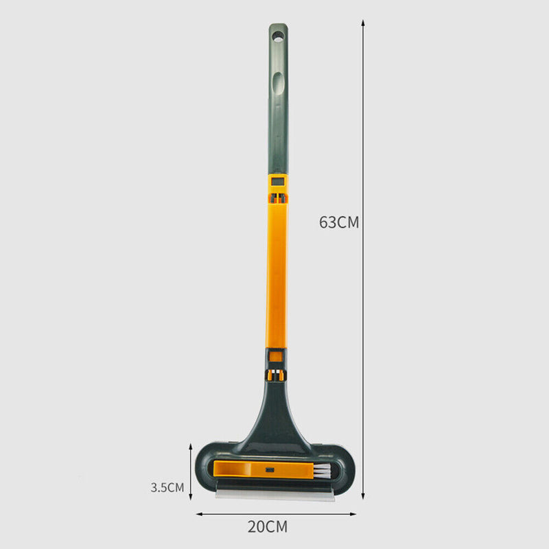 Window Screen Brush Double Sided Carpet Sofa Household Dust Wiper (Yellow)