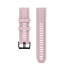 20mm Silicone Watch Band for Garmin Fenix 7S Sports Bracelet Strap (Black)