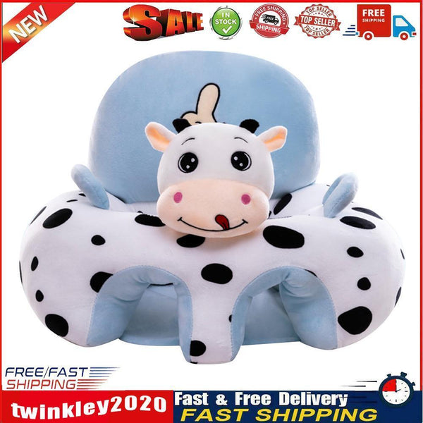 Cute Baby Sofa Cover Learning to Sit Seat Feeding Chair Case N/Cotton (A) Newly