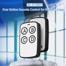 AK-K210605 315MHz 4 Buttons Learning Copy Remote Controller (White Black)