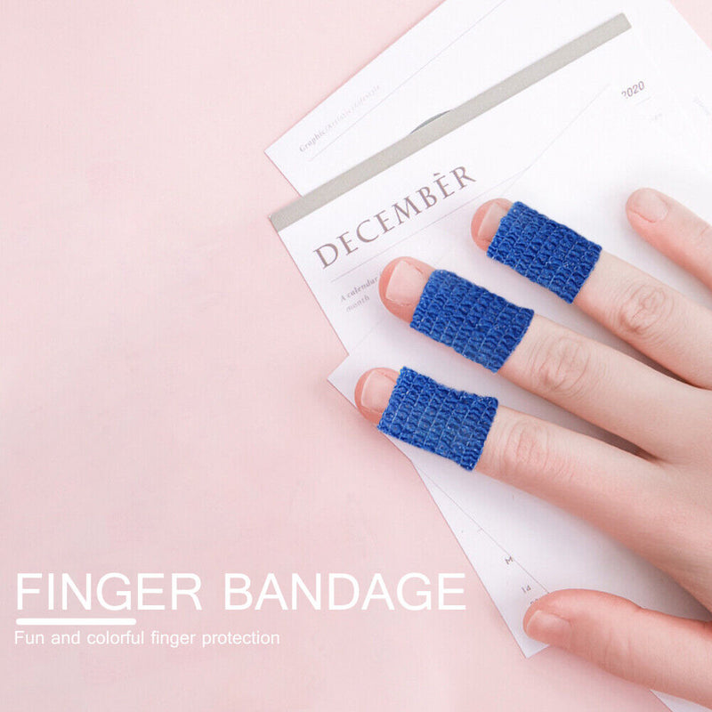 Self Adhesive Wrap Tape Elastic Bandage Cross Stitch Finger Protector 15 Co