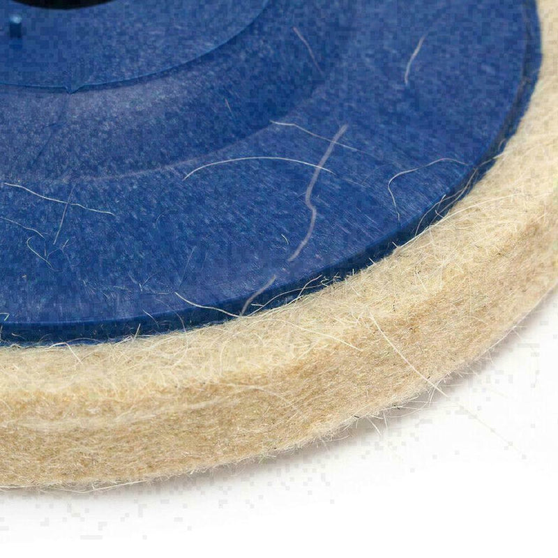 1pcs 100mm 3.94" Wool Buffing Angle Grinder Wheel Felt D3W3 A9A6 W2F2 H3N2 K3X5