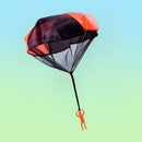 Hand Throw Soldier Parachute Outdoor Game Kids Educational Toys (Orange)