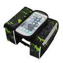 Bike Touch Screen Phone Bag Bicycle Top Tube Bag Riding Equipment (Green) Newly