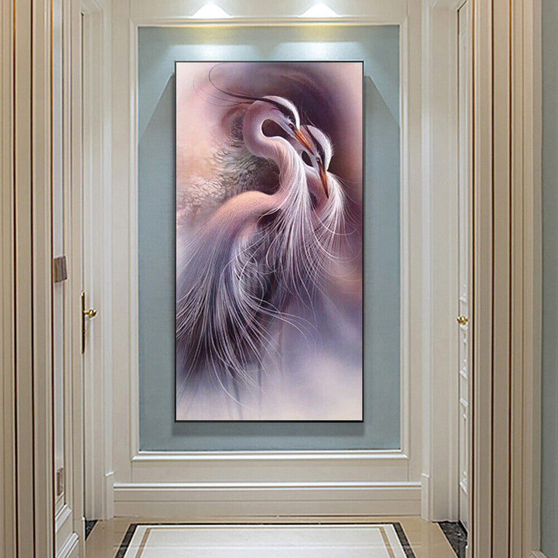 Heron Oil Paint By Numbers Kits DIY Wall Art Picture Craft Home Decoration Gifts