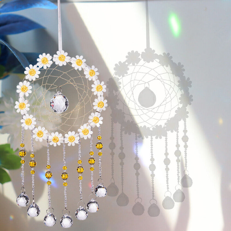 Dream Catcher with Bijou for Children Gifts Bedroom Student Dorm Window Pendant