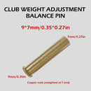 5X Golf Club Brass Shaft Tip Swing-weights Steel Iron Shafts Steel Wood Shaft~