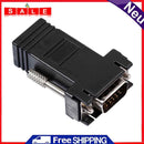 VGA Extender Female/Male, LAN Cat5 Cat5e/6 RJ45 Ethernet Female Adapter