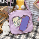 Women Fashion Transparent Solid Color Shoulder Bags Casual Small Leather Purse