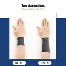Elastic Wristband Summer Ice Silk Sport Cycling Wrist Brace (Grey 12cm) Newly