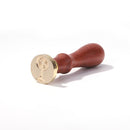25mm Retro Wax Seal Stamp Copper Head with Handle Envelope Sealing Decor Kits