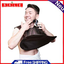 Portable Beard Shave Apron Bib Trimmer Facial Hair Cutting Cape Haircut Cloak