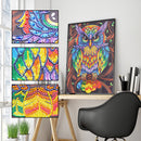5D DIY Special Shaped Diamond Painting Owl Embroidery Mosaic Kit Home Wall Decor