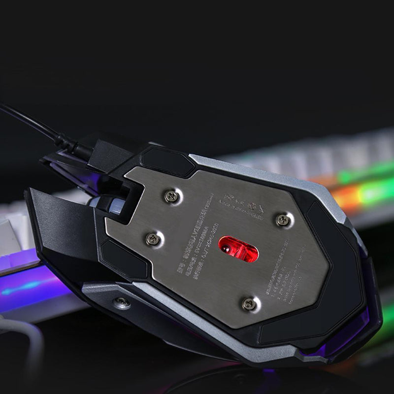 V1 USB Cable Ergonomic Illuminated Mechanical Feel Gaming Keyboard Mouse Se