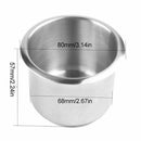 Holders Car RV Boat Marine Stainless Steel Recessed Drop Drink Cup Holder