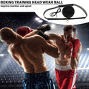 3x Boxing Punch Speed Soft Ball for Training Reaction w/Sweatband (Black) Newly