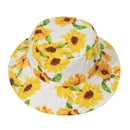 Breathable Boys Girls Kids Bucket Cap Wide Brim Beach Cap Children Sun Hats