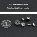 6pcs/set 4-12mm Dowel Tenon Center Roundwood Woodworking Log Locator/Punch