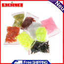 50pcs 50mm/2g Soft Lures Artificial Loach Fishing Bait Swimbait Worm Tackle