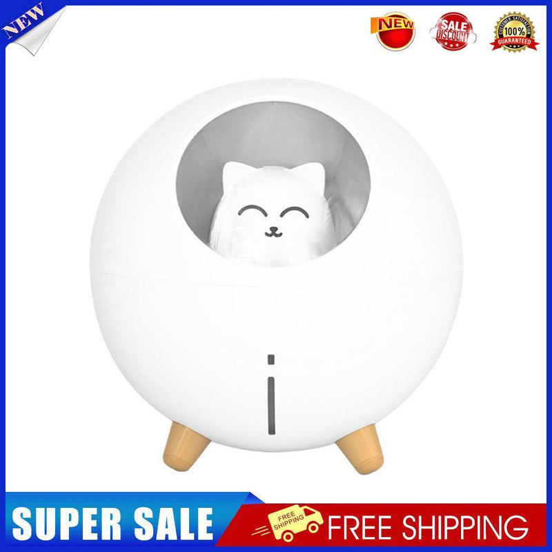 Aromatherapy Spray Desktop Air Humidifier Cute Pet Aroma Diffuser (White)