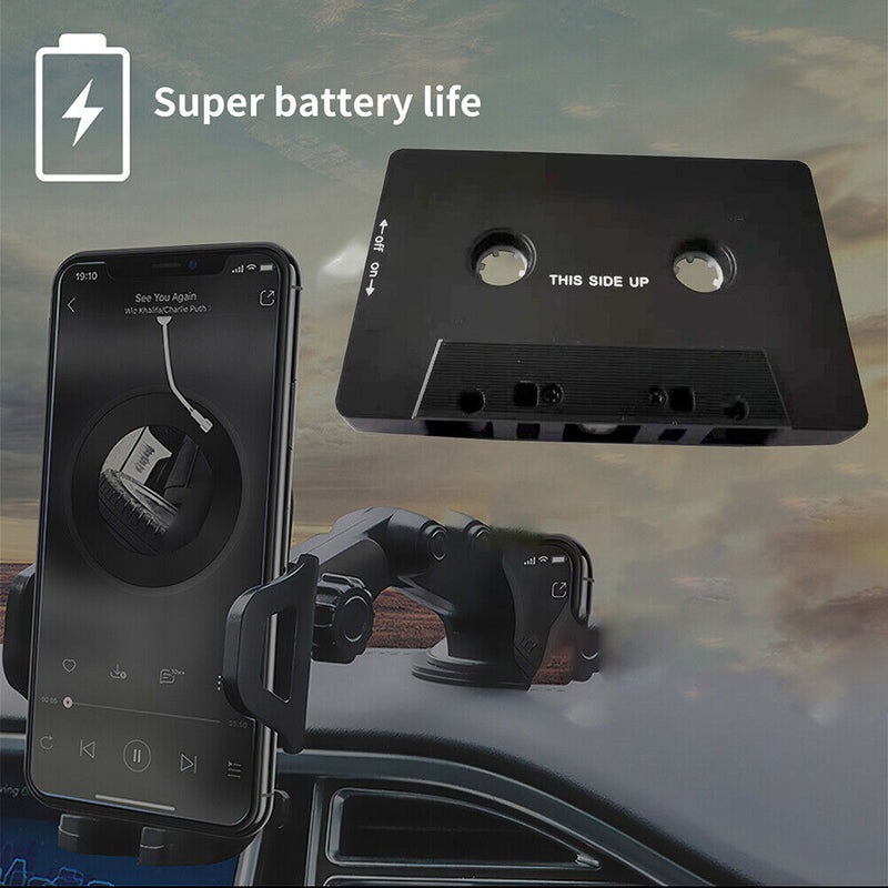 Car Cassette Universal Car Audio Cassette Tape Aux Stereo Adapter for MP3 Player