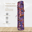 Printed Yoga Mat Bag Pilates Fitness Sports Exercise Pad Carry Backpack (2)