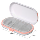 Portable 4/6 Grids Pill Box Drug Tablet Medicine Storage Splitter Organizer