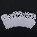 DIY Cutting Dies Scrapbook Embossing Crafts Album Decoration Fence Cake Peacock