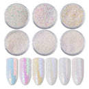 6xNail Art Sugar Sandy Glitter Powder Dust Decoration L2H1 Nail DIY Tips B3B7