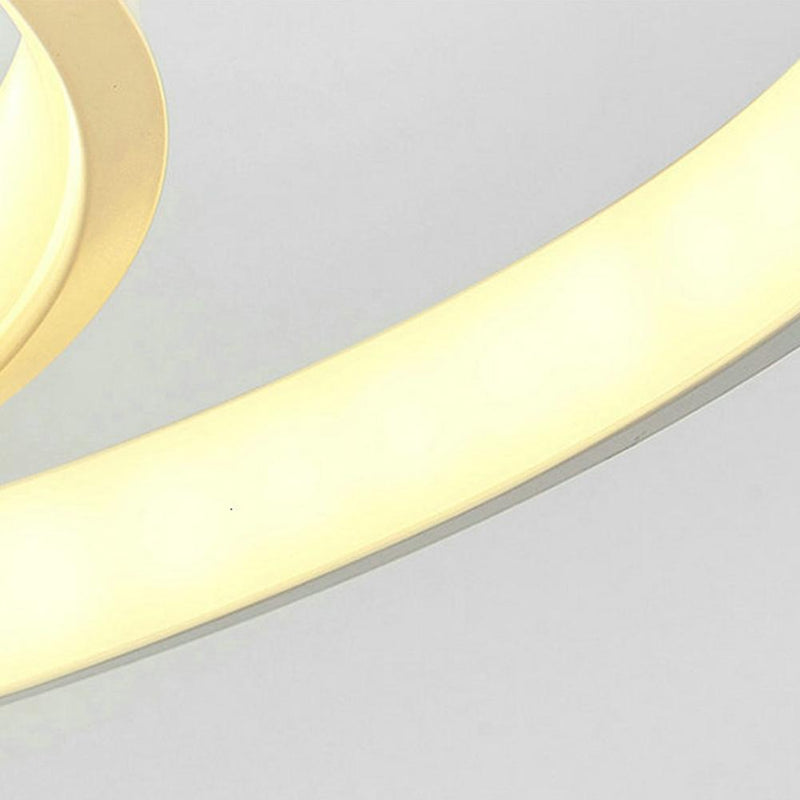 Spiral LED Wall Light Bedside Aisle Bedroom Decorative Lamp (Warm Light)