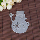 AVZYARDY Snowman Punching Stencil Silicone Stencil Punching Molds Stencil Coal