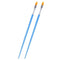 2*Plastic Rod Brush Digital Oil Brush Pointed Hook Line Flat Viny Head T6W0 X6W3