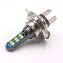 1080LM Scooter Auxiliary Front Light 6000K 12 SMD LED Motorcycle Headlight Bulbs