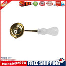 Crystal Handle Sealing Wax Bead Melting Spoon for Scrapbooking (White)