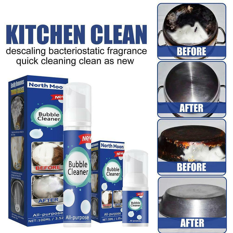 All-Purpose Cleaning Bubble Spray Multi-Purpose Foams Kitchen Grease Cleaners