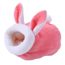Pet Sleeping House Warm Hamster Puppy Kitten Bed Soft Nest Kennel (Pink) Newly