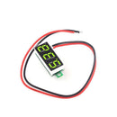 Everpert Mini Voltmeter, Digital, LED Display, DC 2.5-30V, Voltage Tester, 0.2